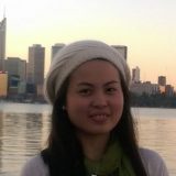 Curtin student, Alynah Alfon looking at camera and smiling